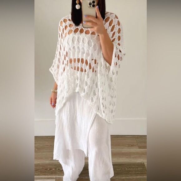 Italian Linen Pant Skirt - Picture 9 of 15